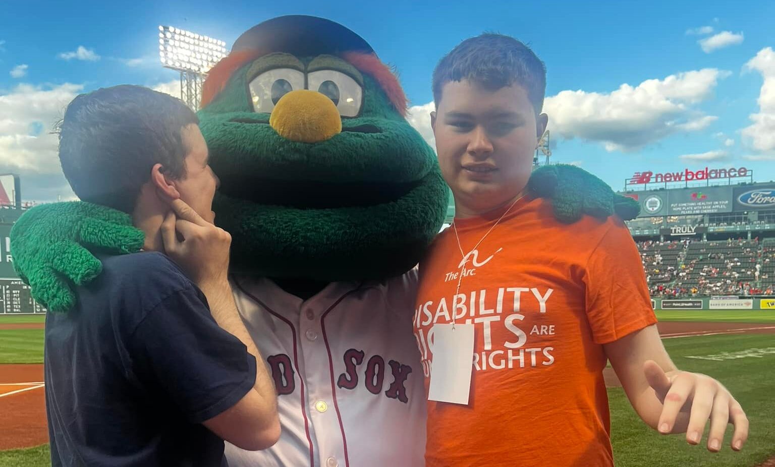 The Arc Takes Part in Disability Pride Month Night at Fenway Park