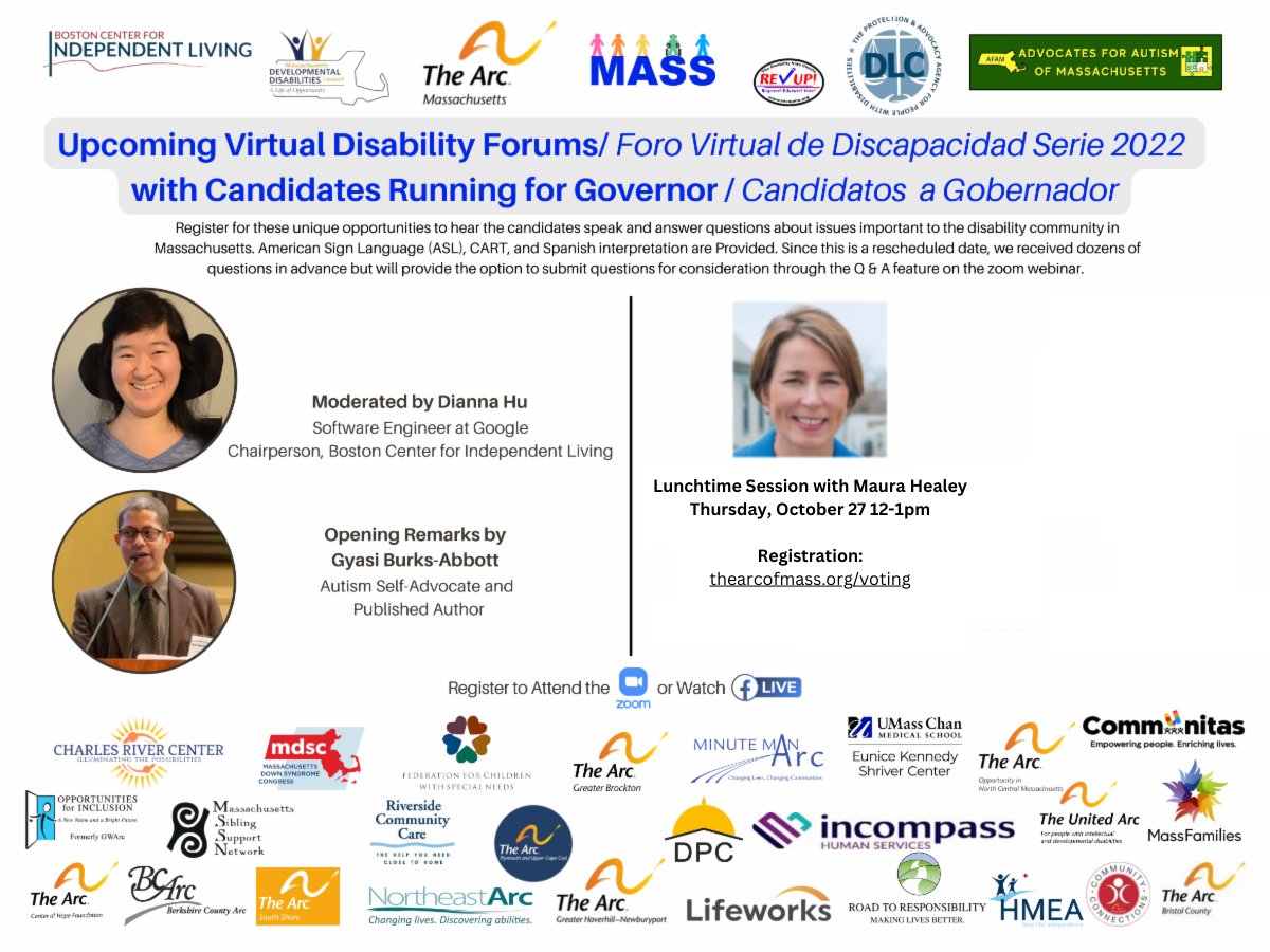 #TheArcVotes: Written Candidate Responses to Questions from Virtual Disability Voter Forum with Gubernatorial Candidate Maura Healey (D)