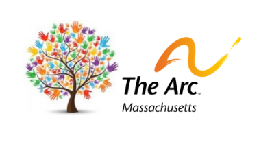 the arc logo with a tree and hands painted on it