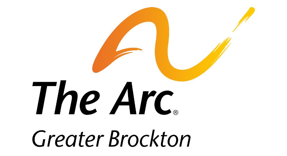 a black background with an orange and yellow logo