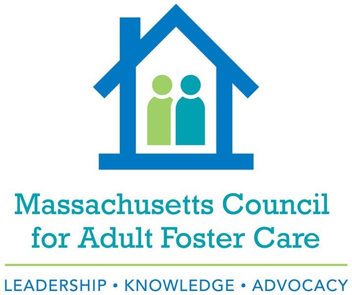 a logo for massachusetts's council for adult fosterer care