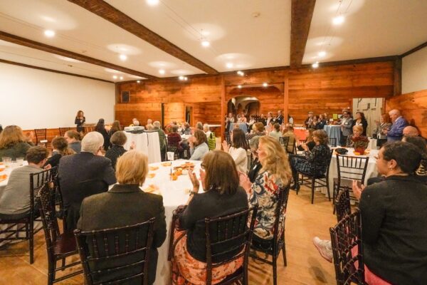 A full house at historic Gore Place for the celebration of Operation House Call