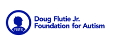 the logo for doug flute jr foundation for autism