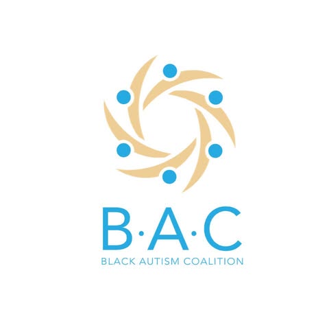 a logo for a black autism coalition