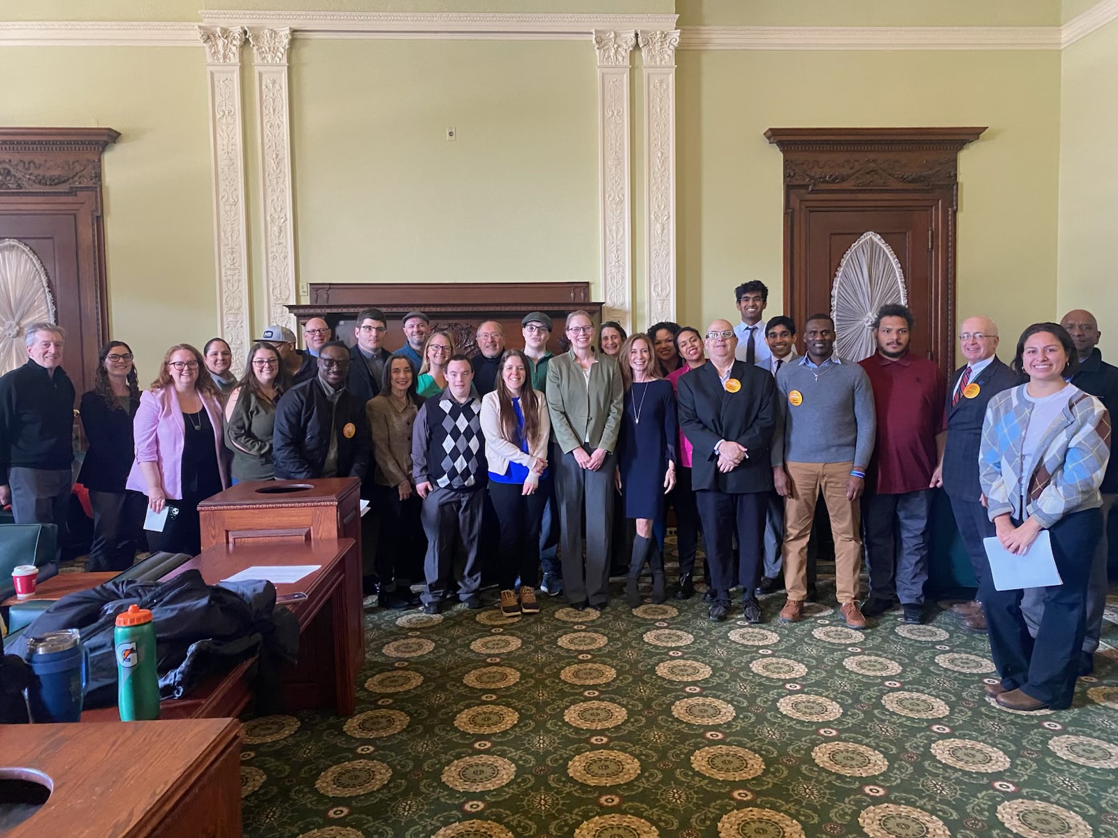 The Arc of Massachusetts Government Affairs Committee Canvasses the State House, More than Two Dozen Meetings Held During Advocacy Day