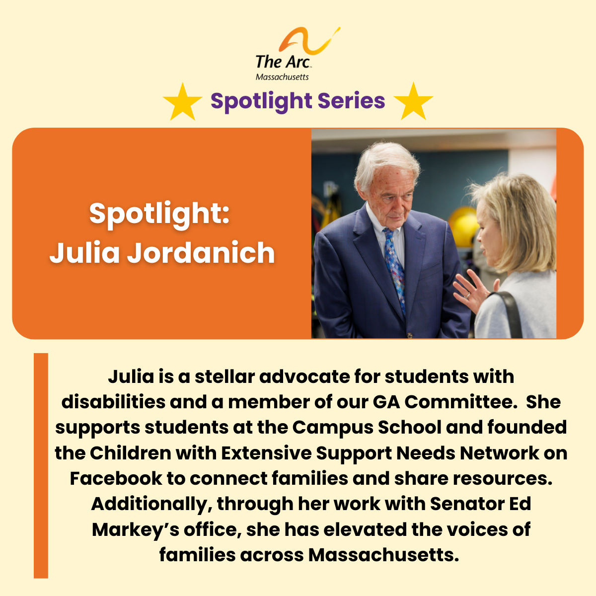 a brochure with a picture of a man and a woman