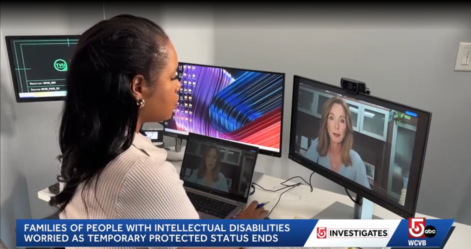 CEO Maura Sullivan Discusses the Effect of TPS Ending for Haitians on the Human Services Workforce on WCVB