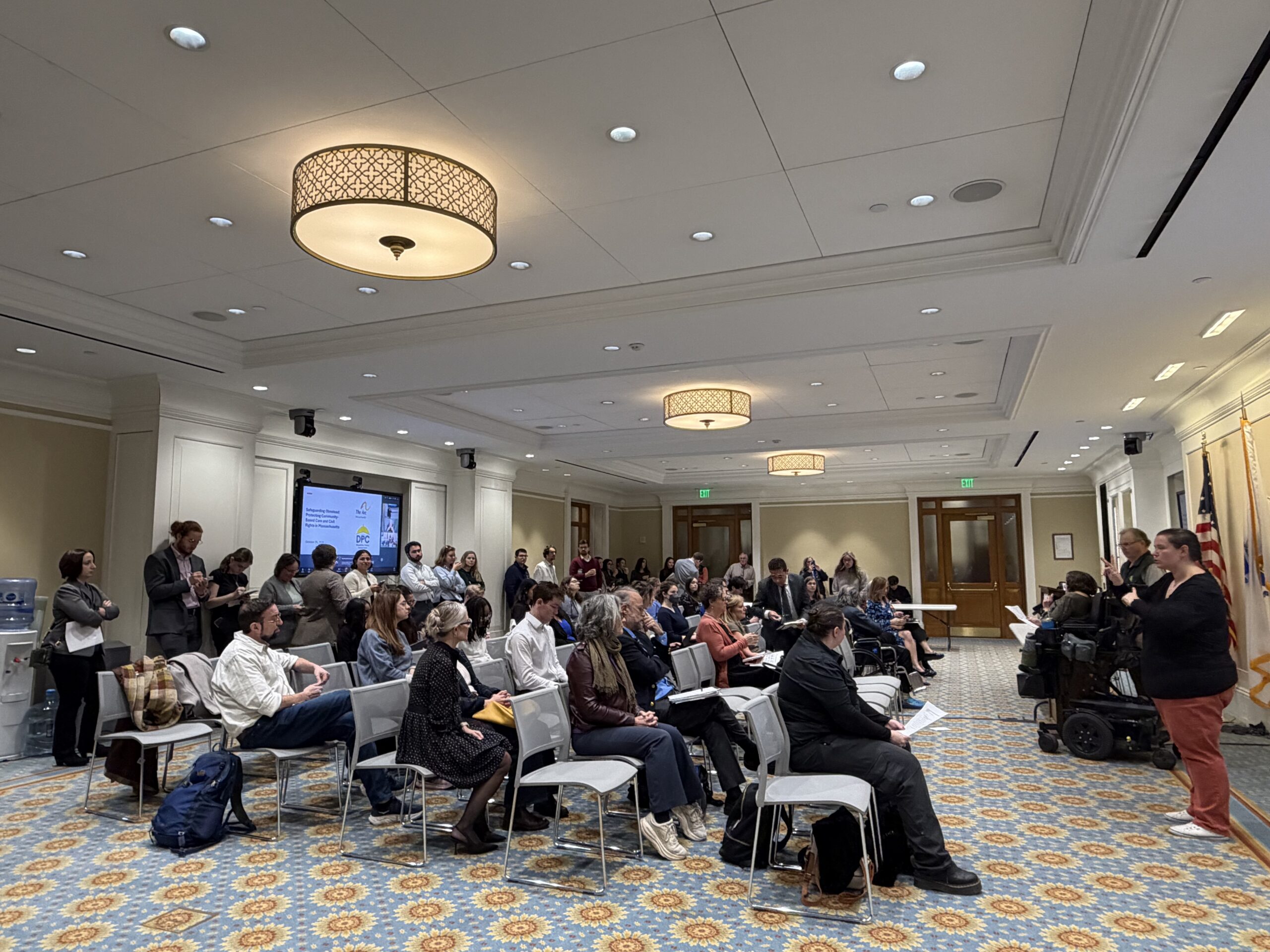 The Arc of Massachusetts, Disability Policy Consortium Host State House Briefing on Olmstead and Home and Community-Based Services
